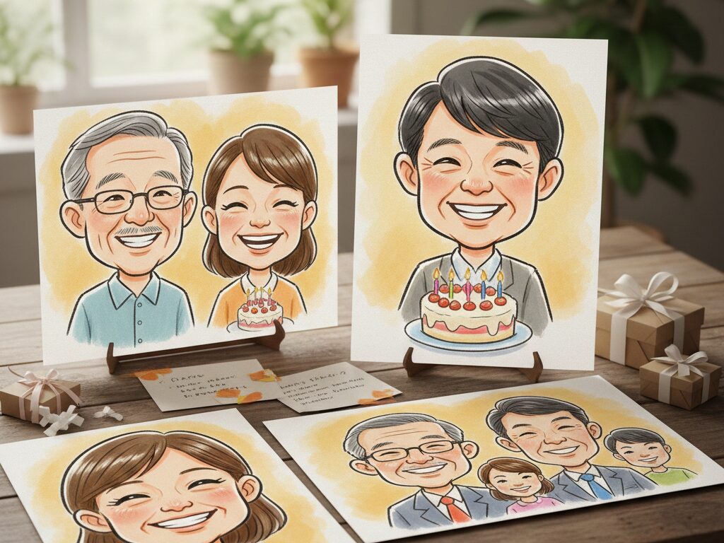 似顔絵サービスのイメージ写真