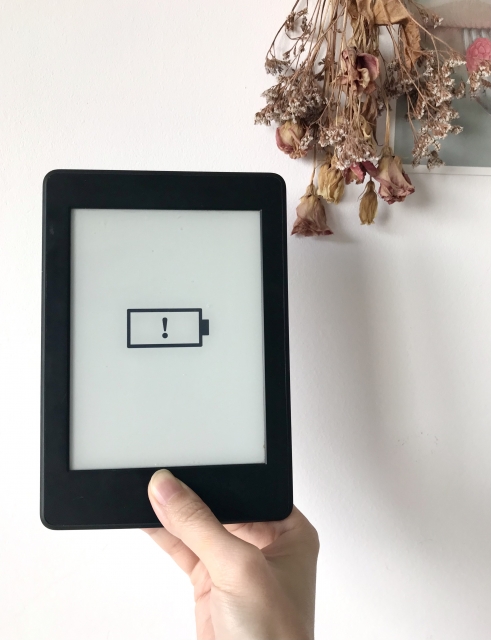 電子書籍の画面の写真
