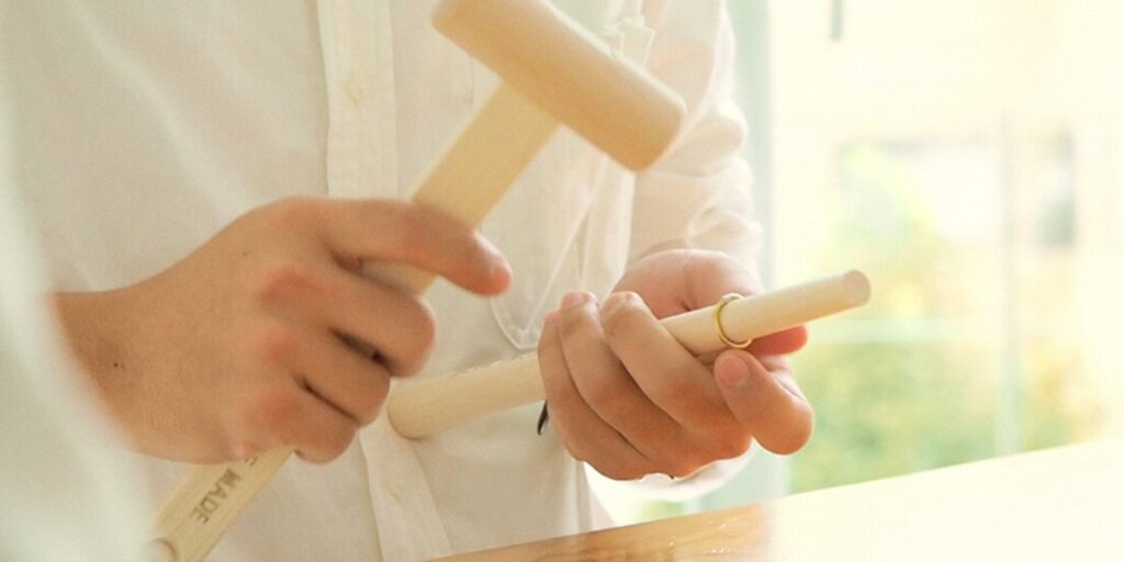 名もなき指輪の作業工程の写真