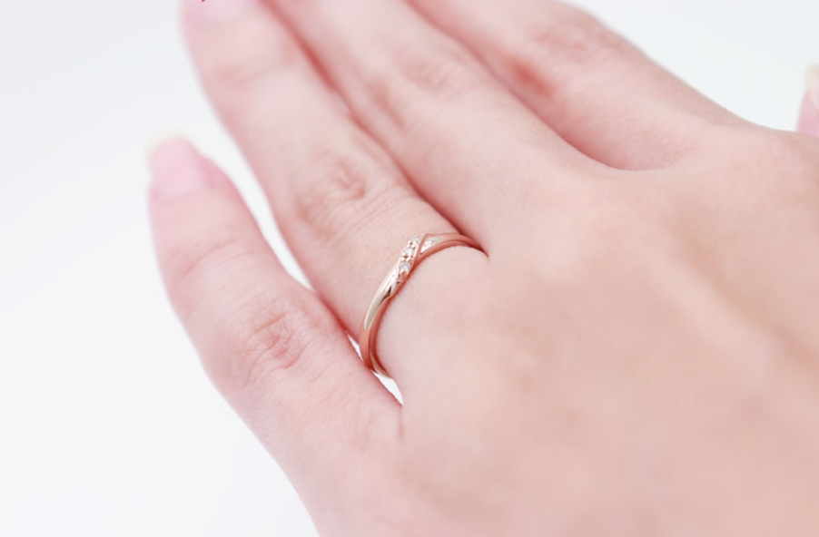Lovers&Ring Truelove ピンクゴールド&ホワイトゴールド ペアリング LR-LSR0655DPK-WGの写真