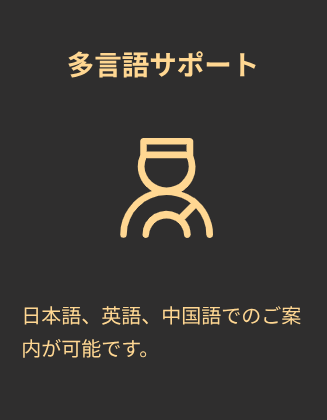 エアポートタクシーの多言語サポートの写真