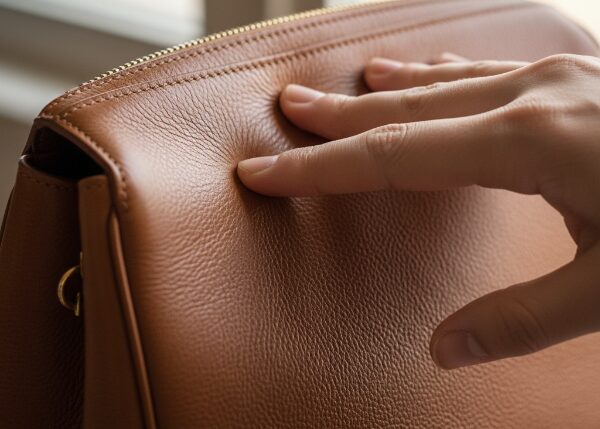 本革を押してみた写真