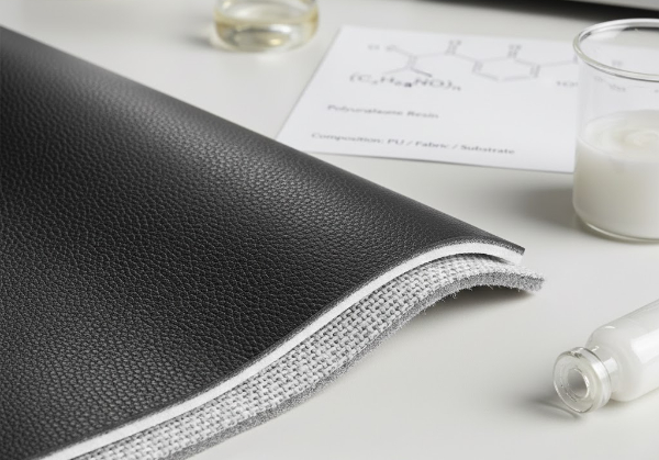 合皮の断面の写真