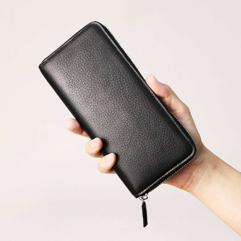 ラウンドファスナー ハニーセル長財布 (シルキーキップ)の写真