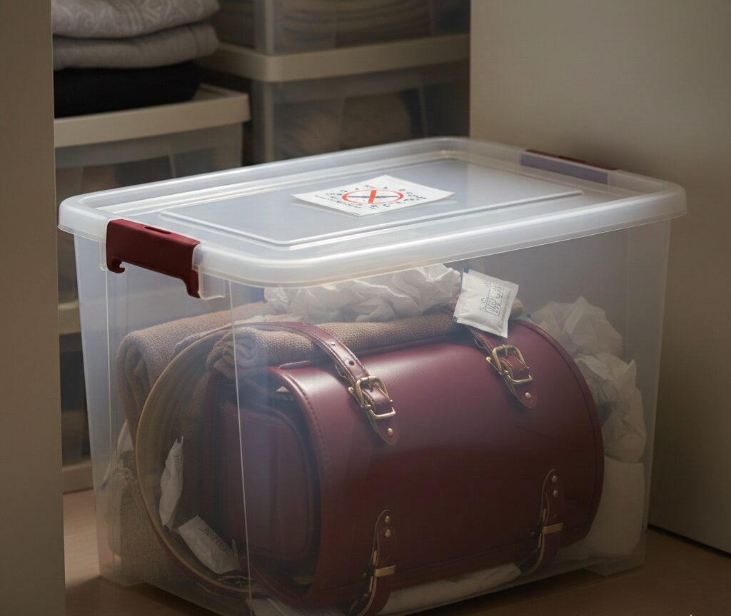 保管されたランドセルの写真