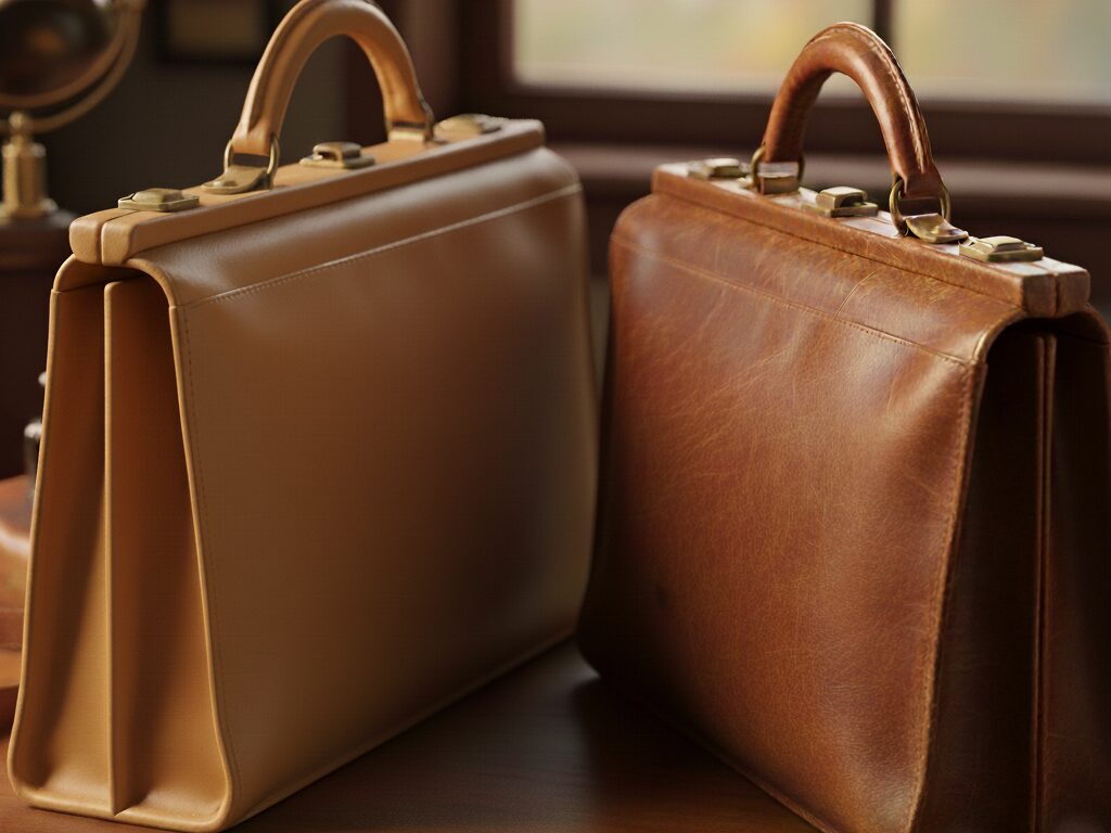 経年劣化されたバッグの写真