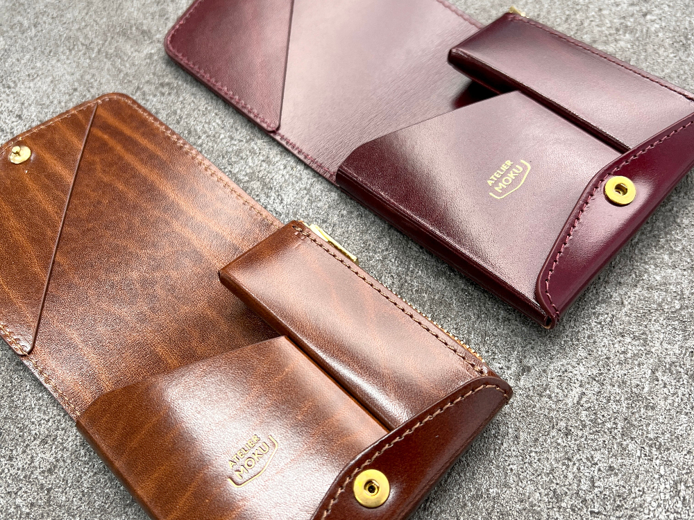 小さく薄い財布SAKU ver.3 Plus Cordovanの写真