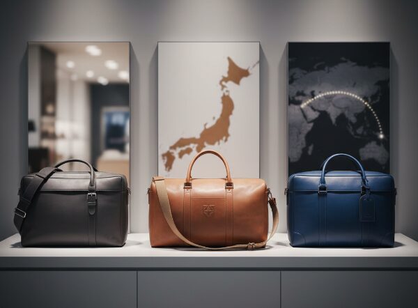 ３種類のバッグが並んだ写真